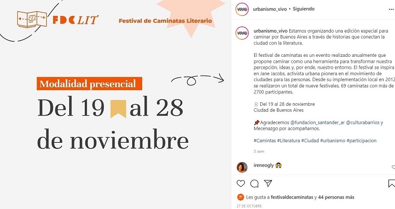 caminatas literarias
