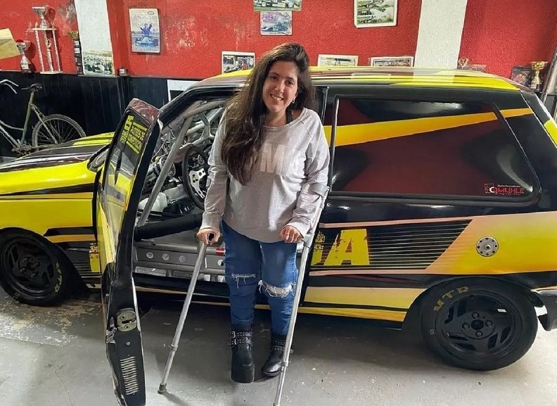 La primera piloto mujer con discapacidad es de Saavedra y busca sponsors para debutar en automovilismo