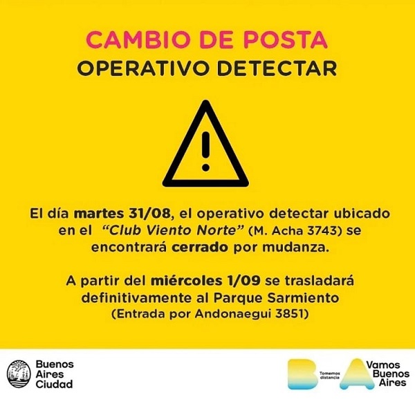 detectar en parque sarmiento