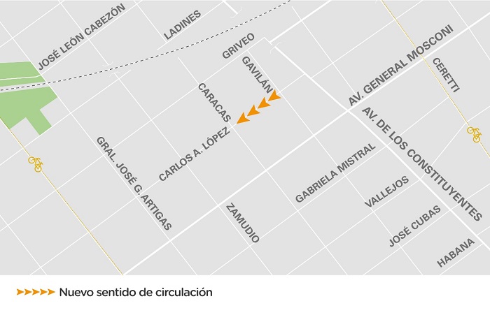 En Villa Pueyrredón una cuadra de la calle Carlos Antonio López cambió de sentido