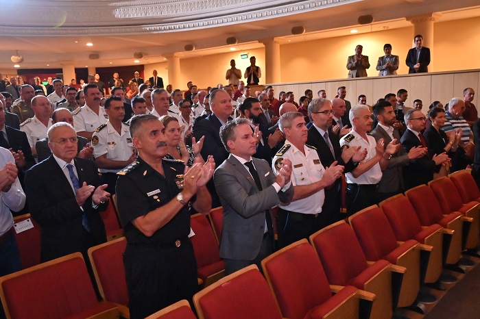 La Policía de la Ciudad celebró su sexto aniversario en el Complejo Cultural 25 de Mayo