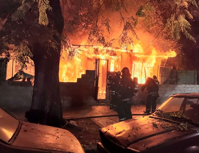 Incendio en Villa Pueyrredón
