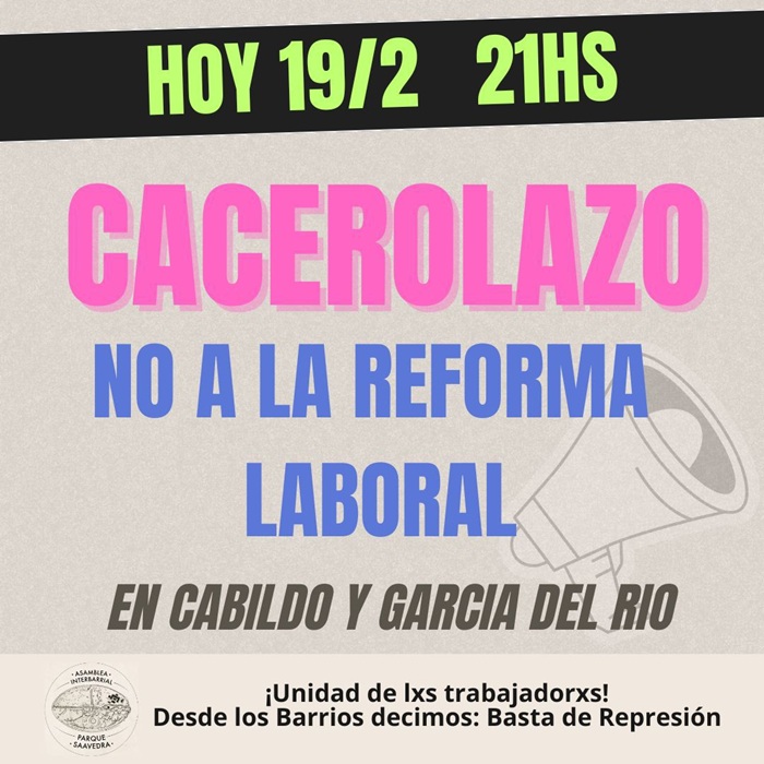 cacerolazosavedra