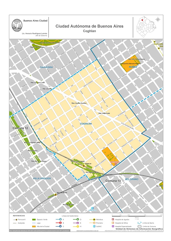 coghlan mapa