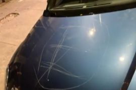 auto dañado villa urquiza
